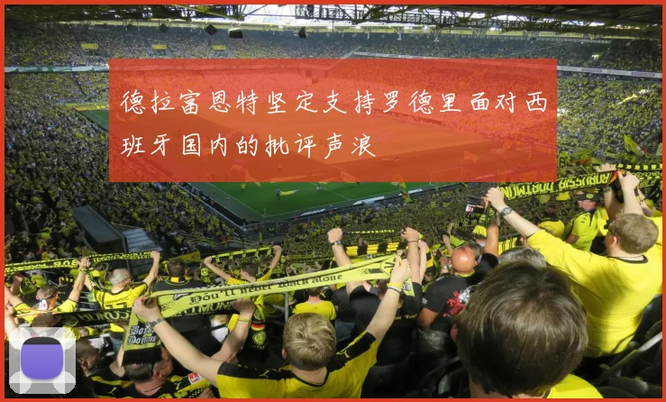 德拉富恩特坚定支持罗德里面对西班牙国内的批评声浪